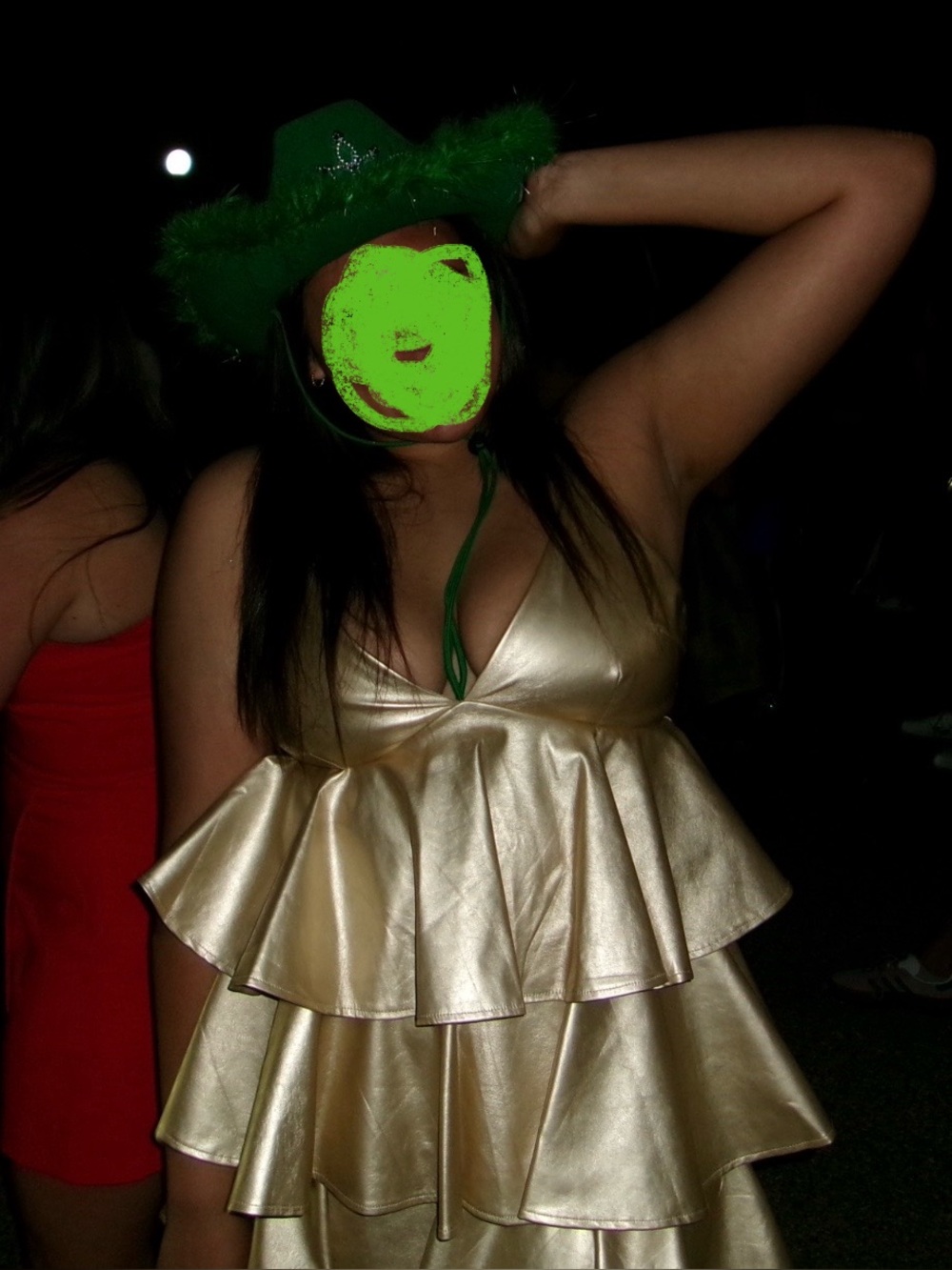 TCEC Gold Party Dress